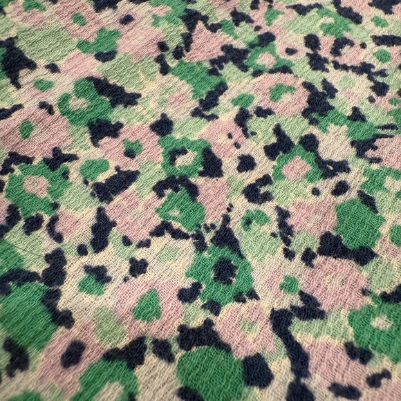 a new day Green and Pink Floral Blouse - Picture 6 of 6